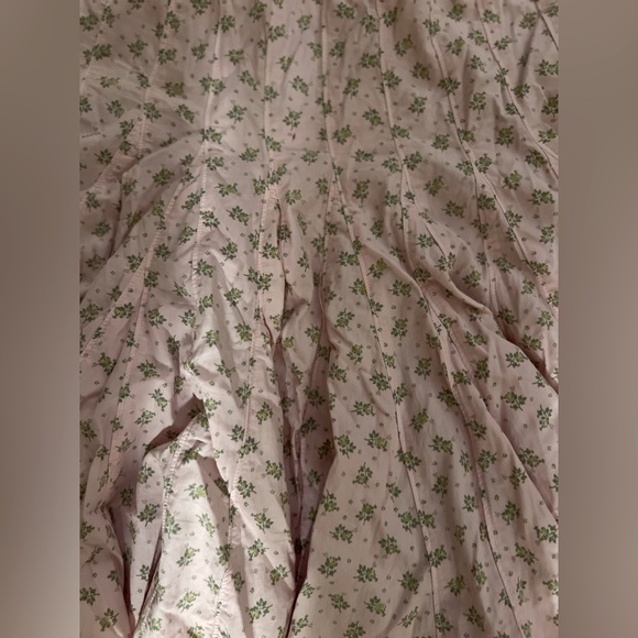 Baby Pink Floral Print Skirt - Picture 2 of 2